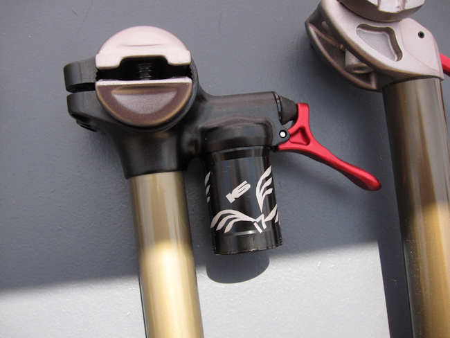 Sea Otter: KS Components with new posts and rear shocks.