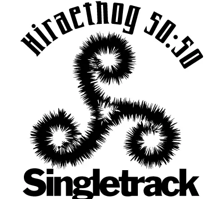 Signletrack Hiraethog 50:50 Logo