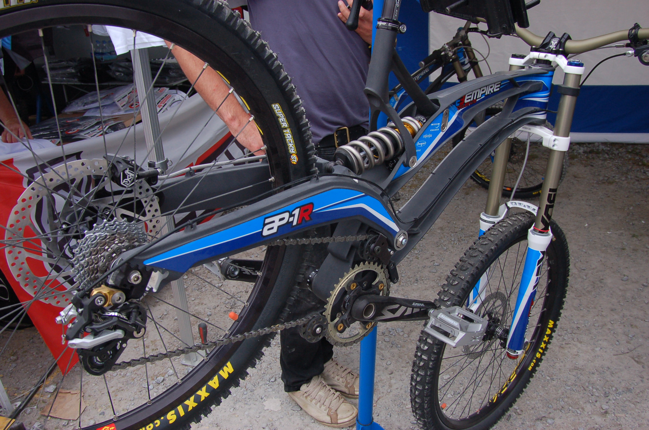 Empire Cycles AP1. Cast framed ultra bling madness.