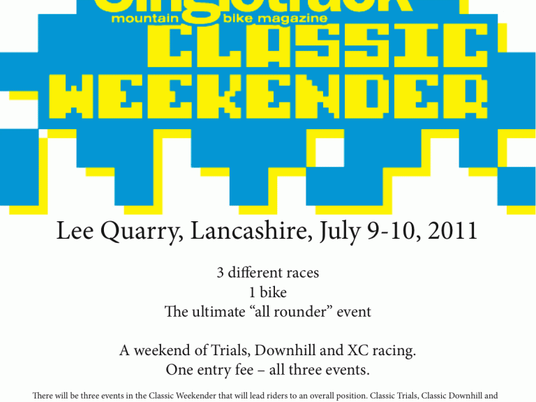 Shimano Singletrack Classic Weekender LBS Poster