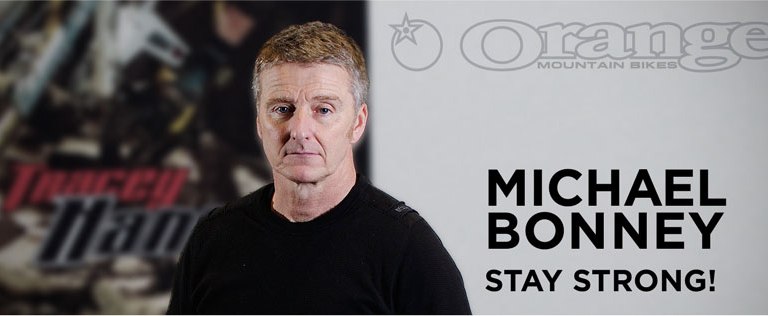 Thoughts and wishes to our mate Michael Bonney