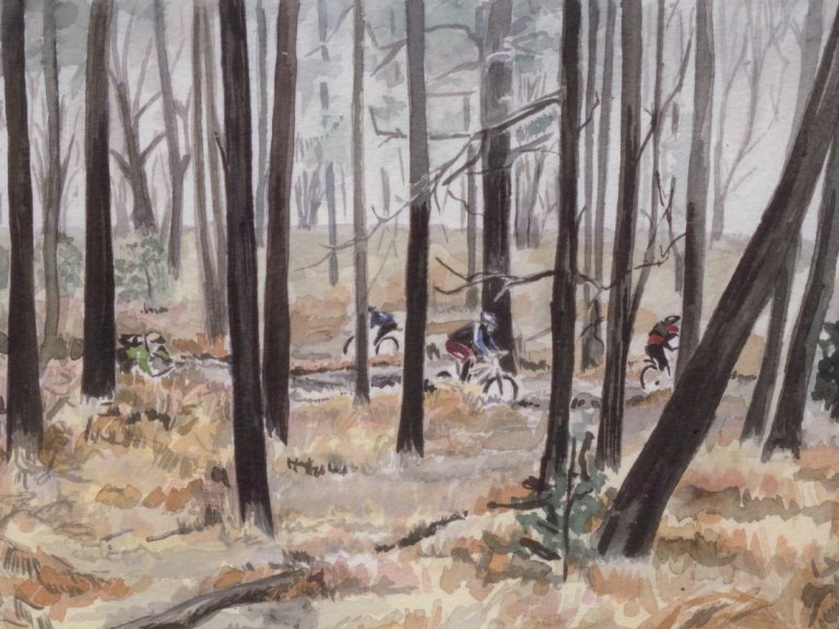 Available Now: Limited Edition Singletrack Watercolour Prints