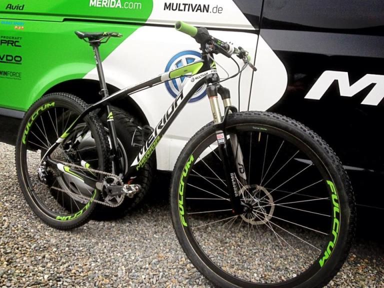 Spotted: Super-light new Fulcrum wheels for Merida