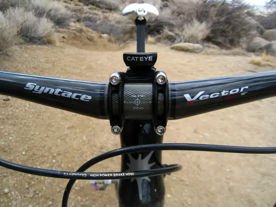 Syntace Vector Carbon 12 bar front