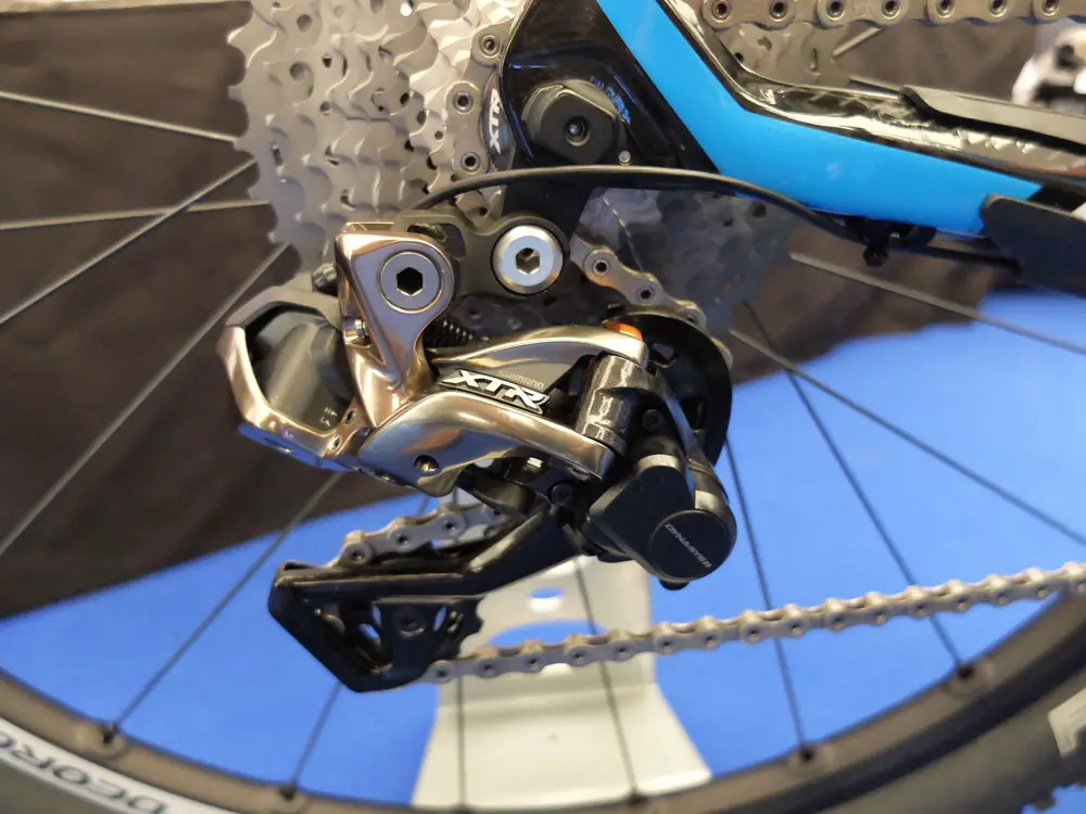 Shimano 2015 XTR goes electric. Races it this weekend in Albstadt.