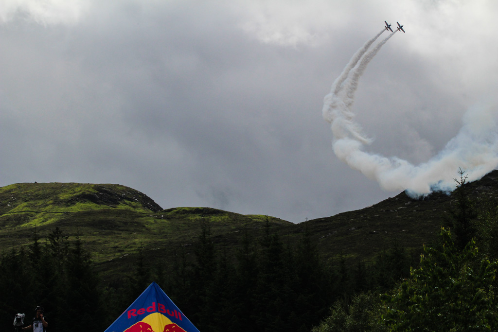 Red Bull Air Display team entertained the crowds