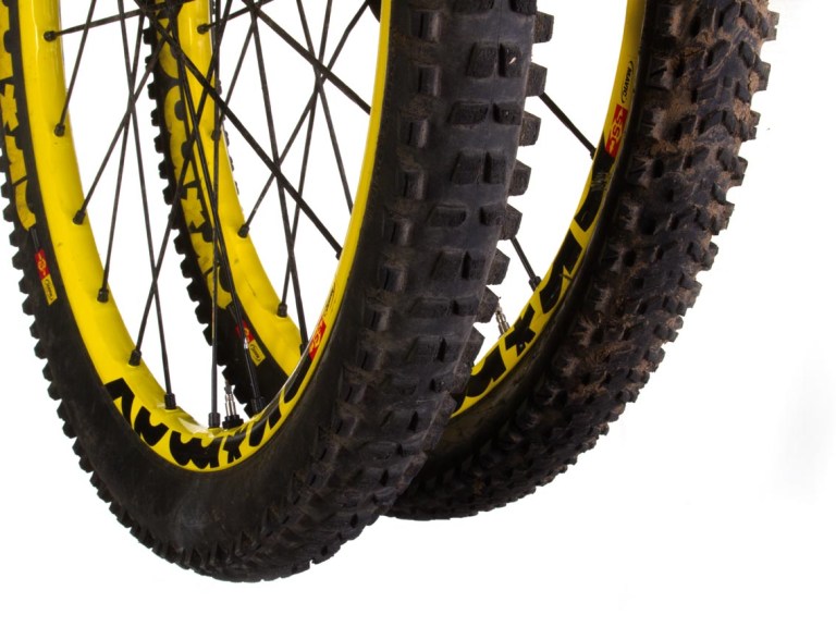 Mavic Crossmax Enduro WTS 26in wheelset and tyres.