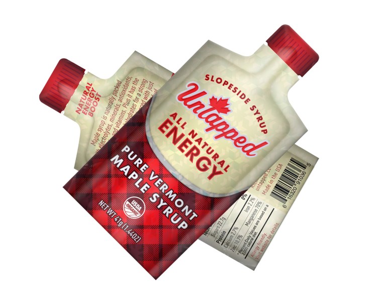 Yeah VERMONT!  Untapped maple syrup energy gel