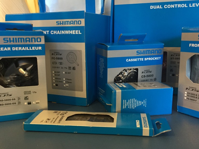 Received: Shimano 105 Groupset
