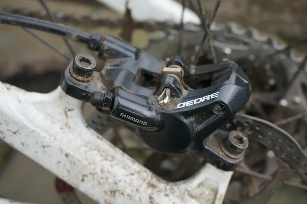 Shimano Deore drivetrain and brakes