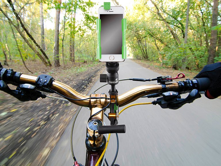 Now you can strap your iPad (or phone) to your handlebars