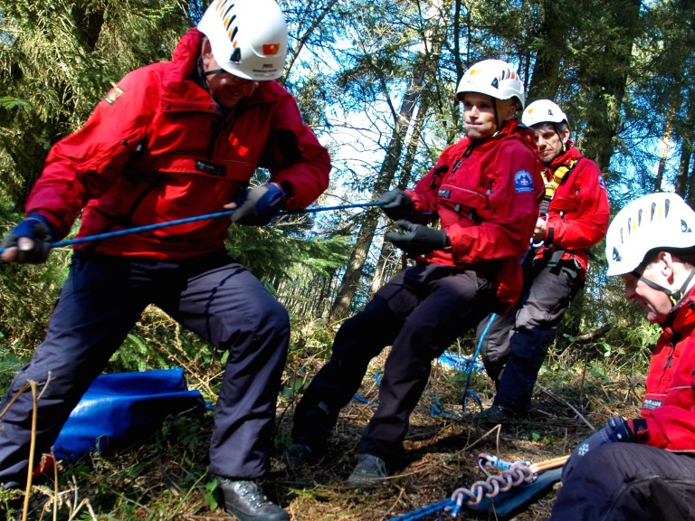 Man In Red: “Inside Mountain Rescue.”