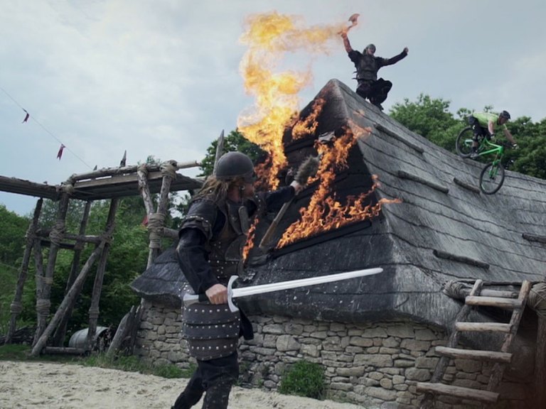 Trials Rider vs 1000 years of History