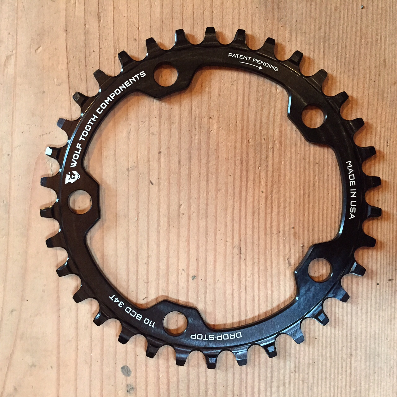 Received: Wolf Tooth Components Drop Stop Chainring