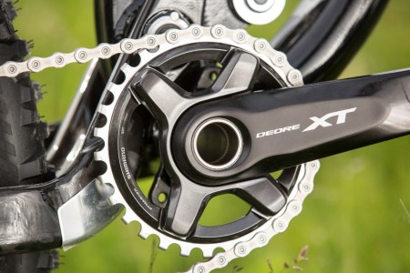 shimano XT 1x chainset singletrack magazine