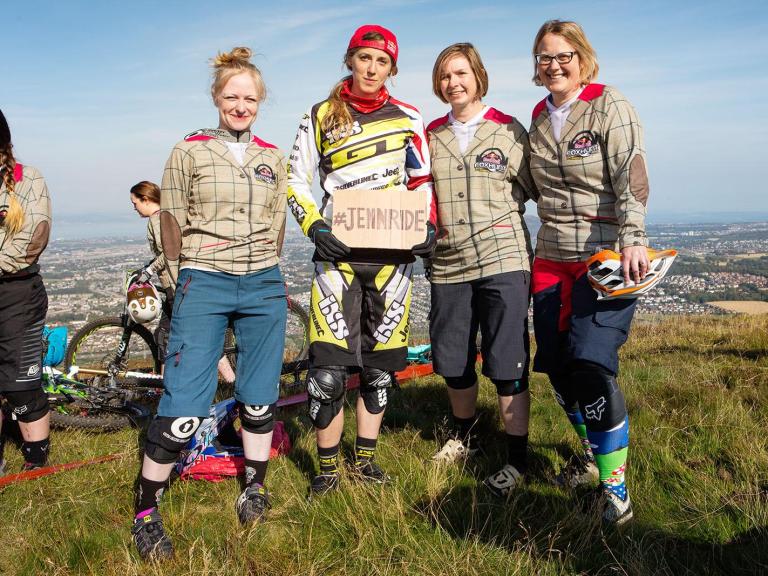 A #jennride at the Red Bull FoxHunt