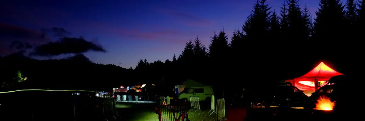 singletrack magazine fort william night shot image