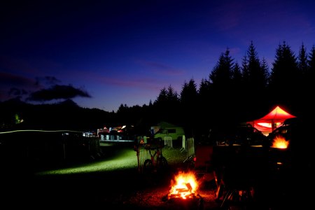 singletrack magazine fort william night shot image