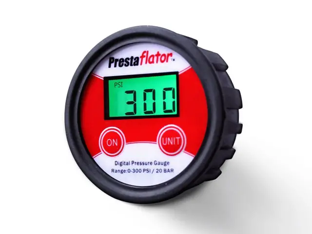 Prestaflator digital gage stock