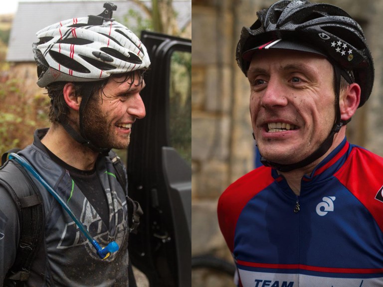 Guy Martin and Jason Miles in fundraising ride