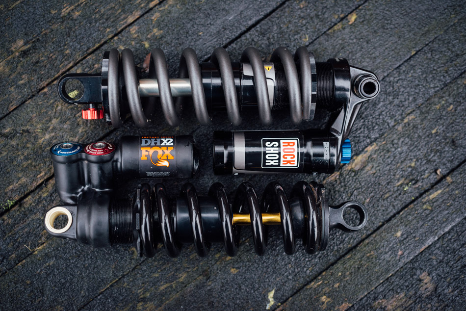 Tested: Fox DHX2, RockShox Kage RC, Fox FLOAT X2