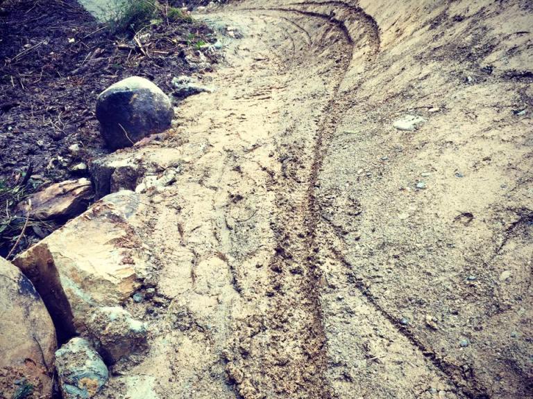 Impatient Riders Disrupt Trail Construction