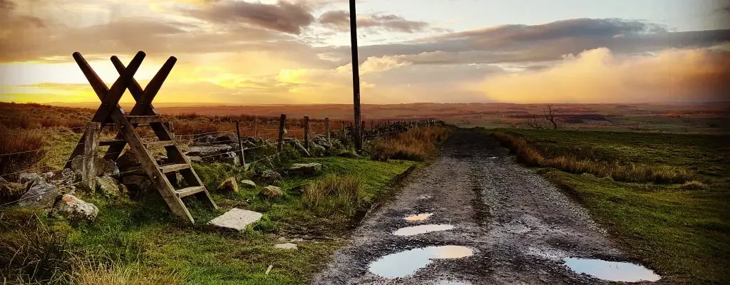 Sunset gravel