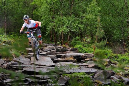 woman, bikepark wales