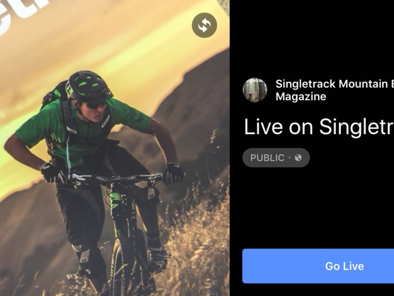Singletrack LIVE Broadcasts on Facebook
