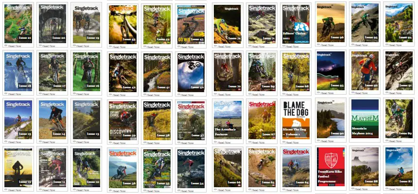 mag archive, mags, singletrack