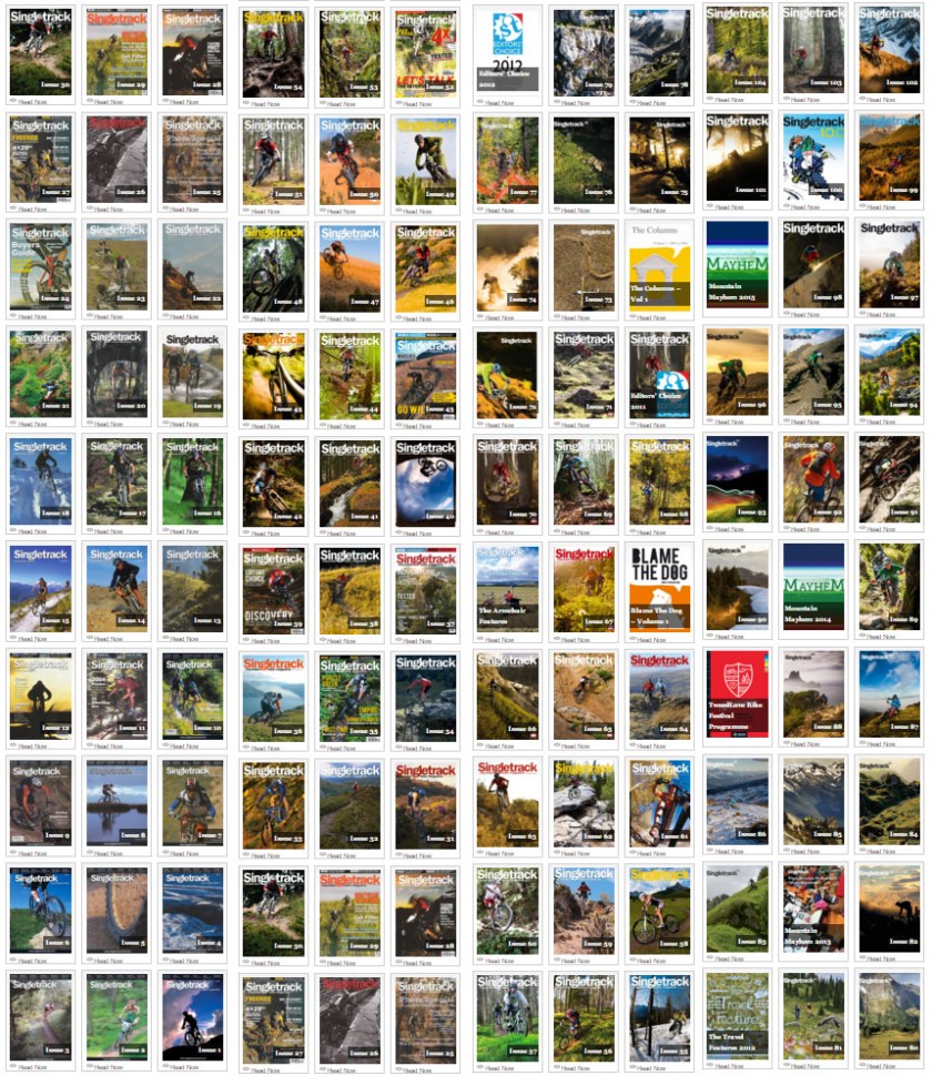 mag archive, mags, singletrack
