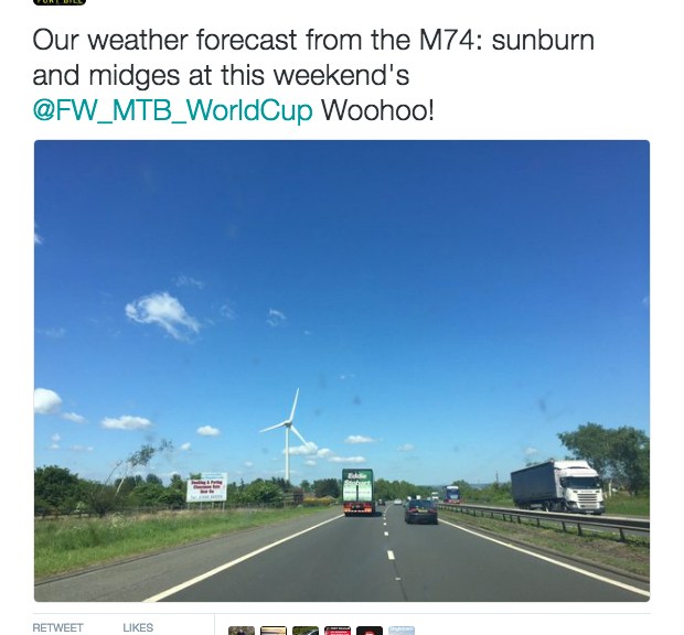 Fort William World Cup Weekend Social Feed