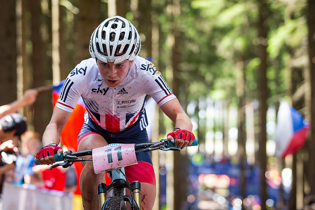 Silver For Evie Richards AT UCI Mountain Bike World Cup