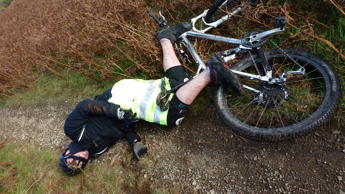 UK mountain bike adventure crash Singletrack Magazine