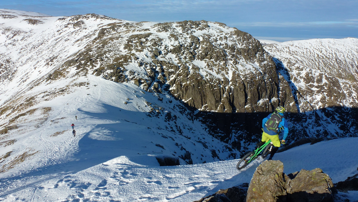 mountain biking in the snow Singletrack Magazine