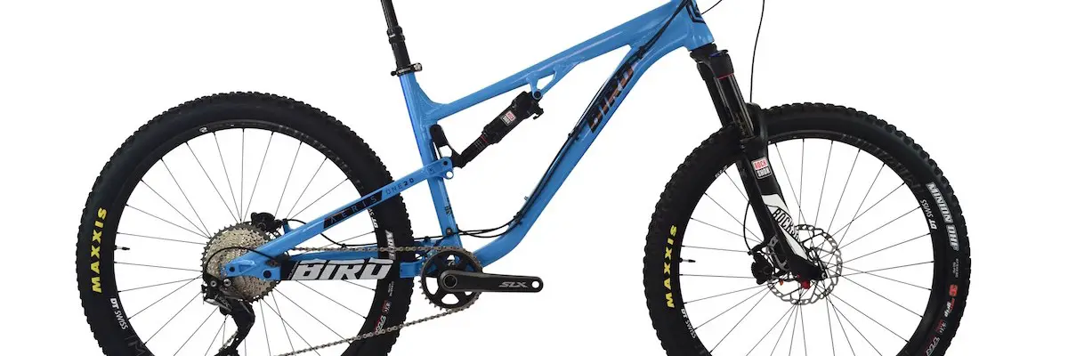 bird aeris 120 dual suspension trail bike alloy rockshox 27.5