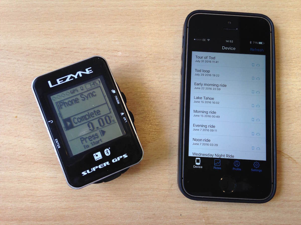 lezyne gps cycling computer