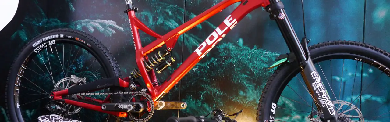 This is the Pole Evolink 176 downhill bike.