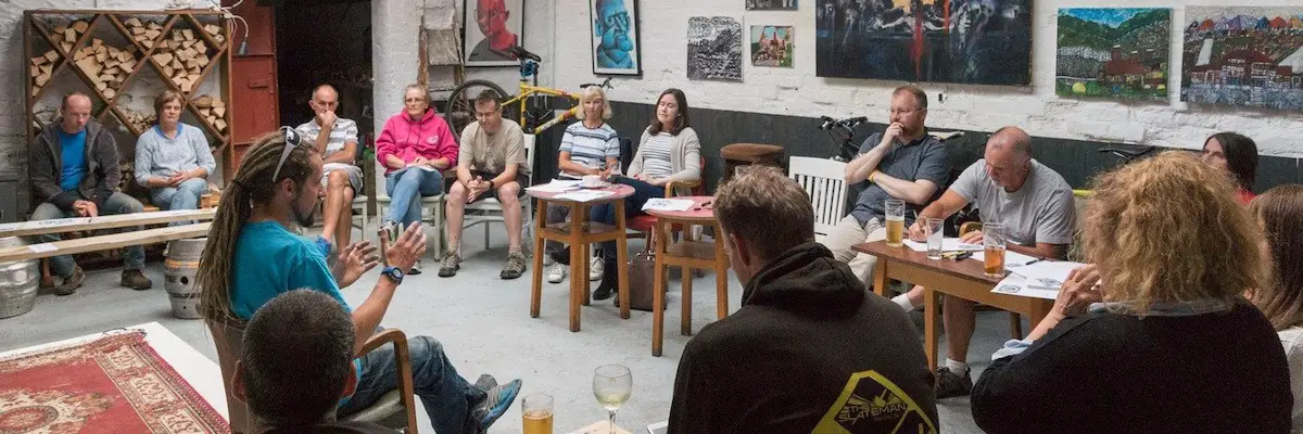 bikes and beers mechanic workshop social enterprise bar workshop wales