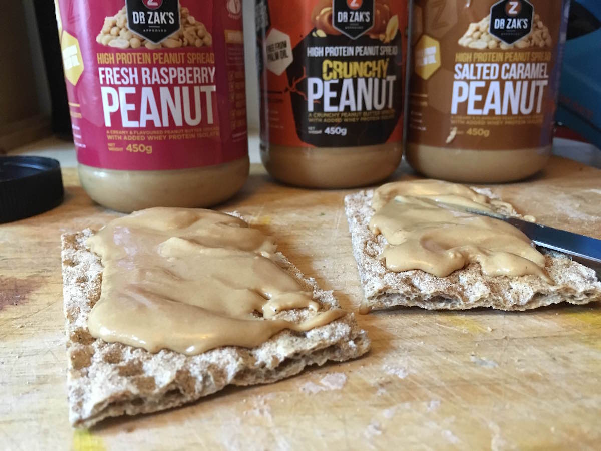 dr zaks recovery peanut butter sports nutrition protein smoothie drink cracker banana kitchen