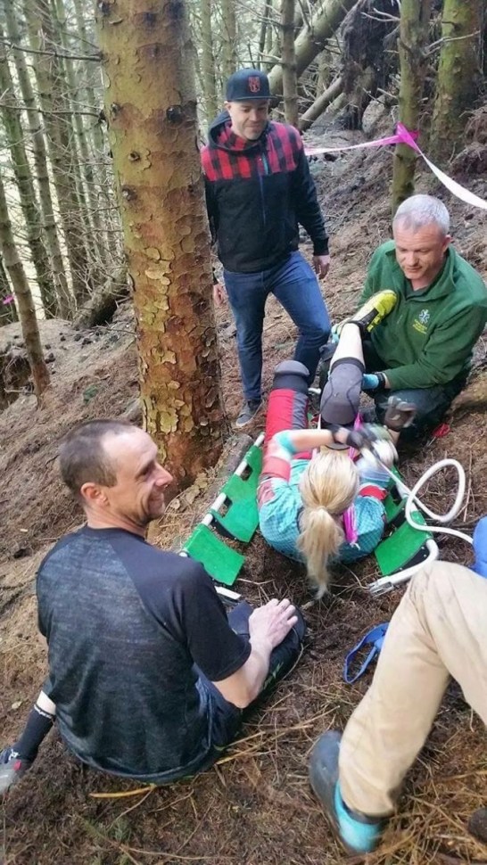 Nicole Broken Leg Rescue