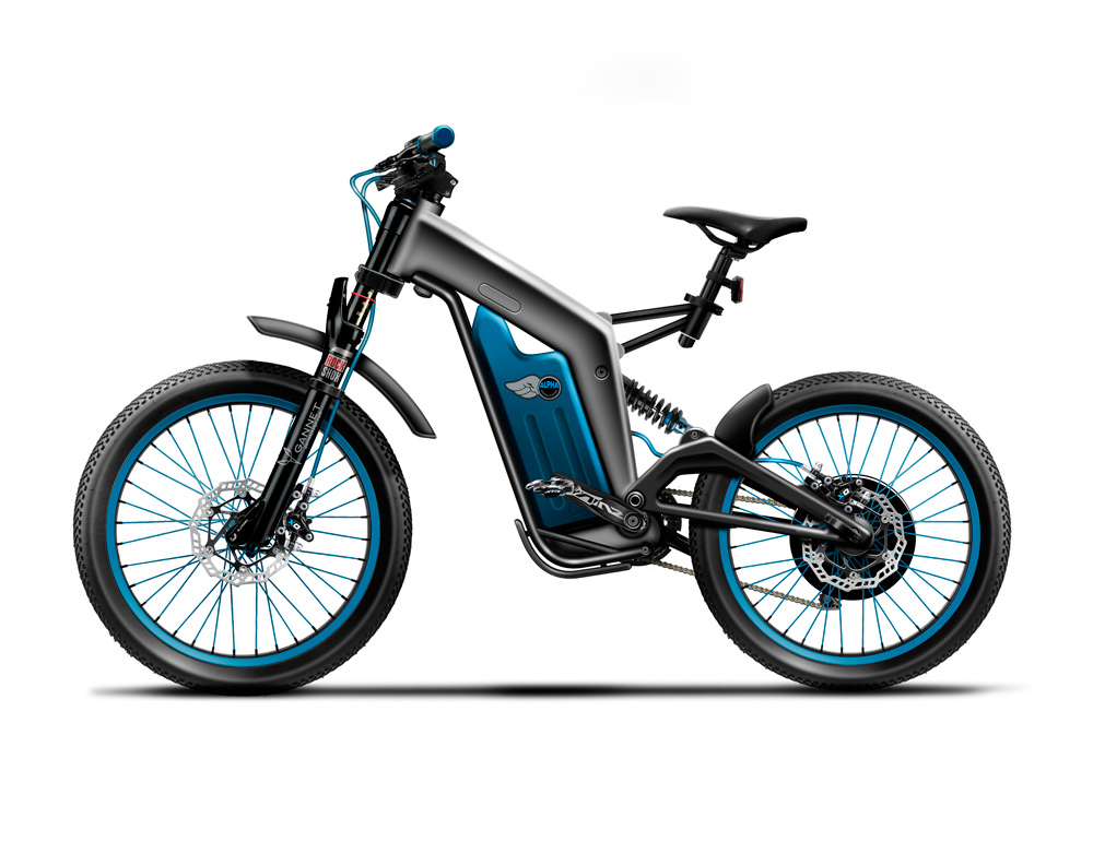 folding electric bicycle scooter Afreda S6