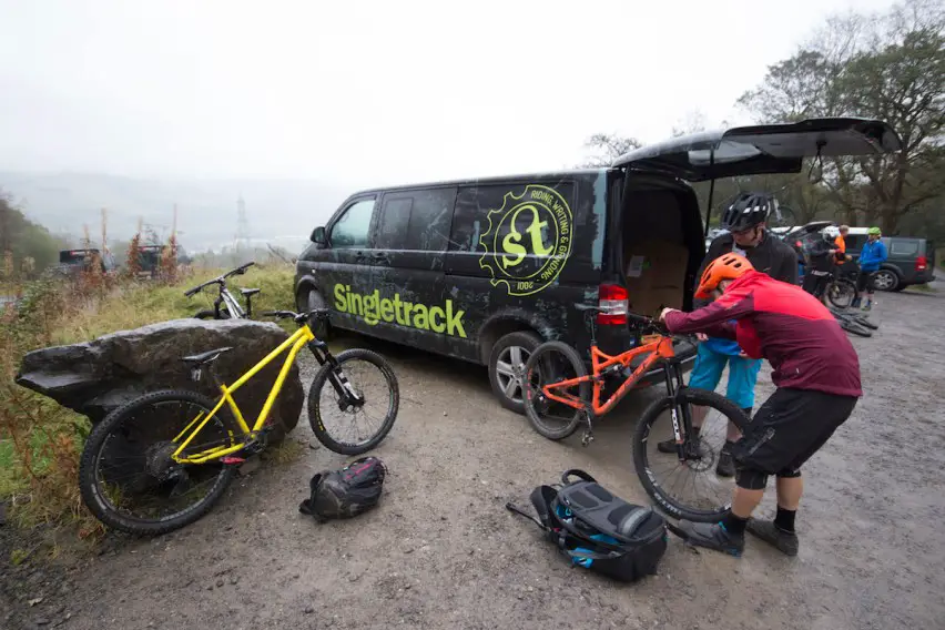 fork test group x-fusion dt swiss fox float rockshox pike bos deville formula bikepark wales bpw rob wil david hayward