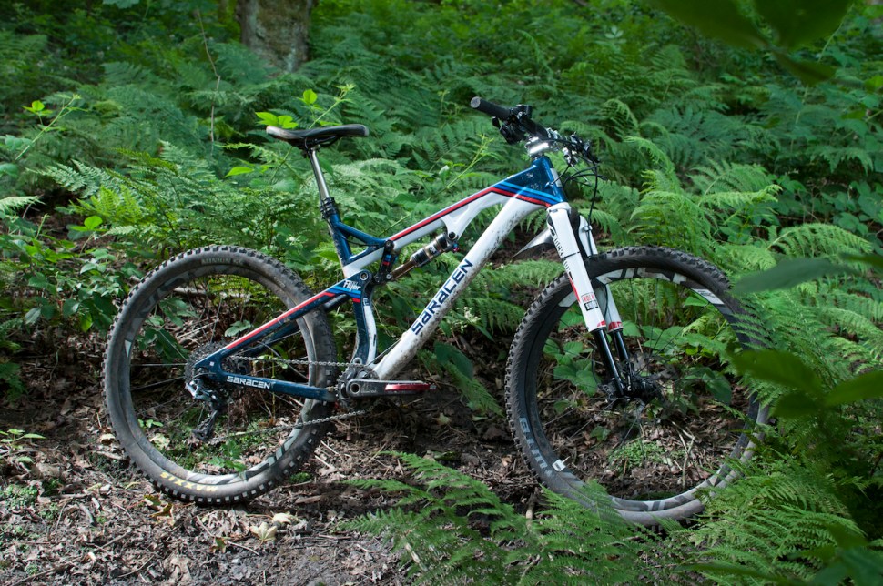 saracen kili flyer carbon frame 27.5 full suspension rs1 rs-1 rockshox doss fox dropper sram patriot