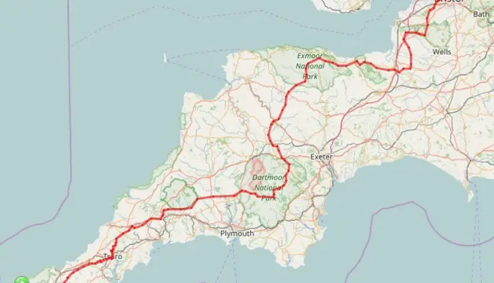 bristol land's end bikepacking adventure multi-day