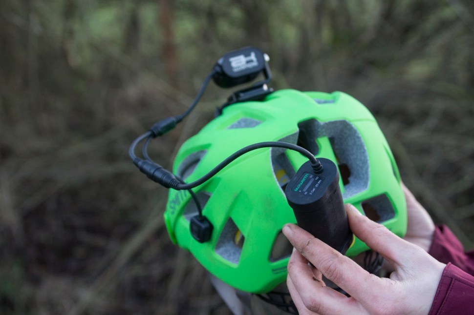 gloworm cx trail handlebar light helmet led