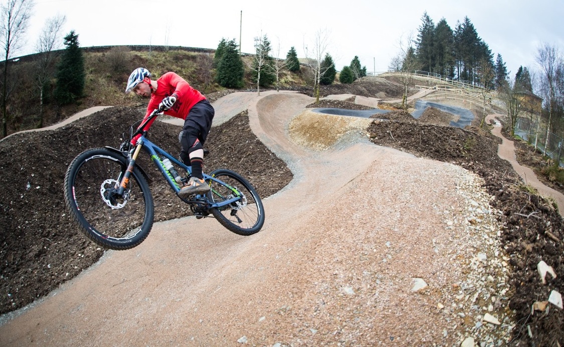 Rachel Atherton Opening New Welsh Skills Track