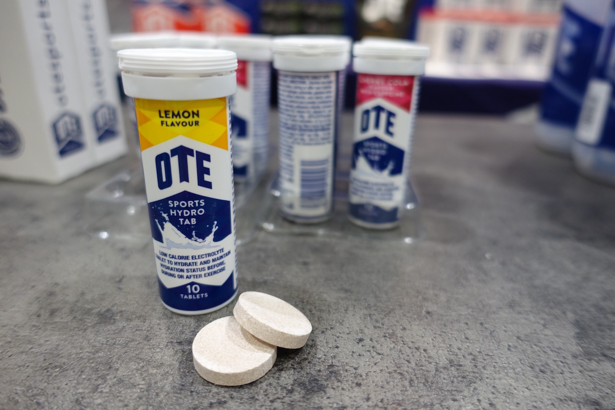 ote nutrition london bike show food drink hydration bar gel isotonic