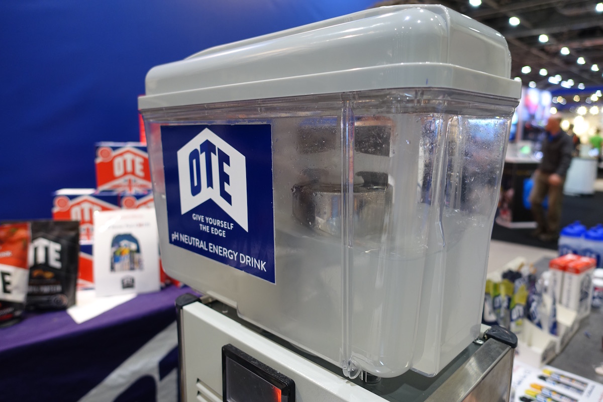 ote nutrition london bike show food drink hydration bar gel isotonic