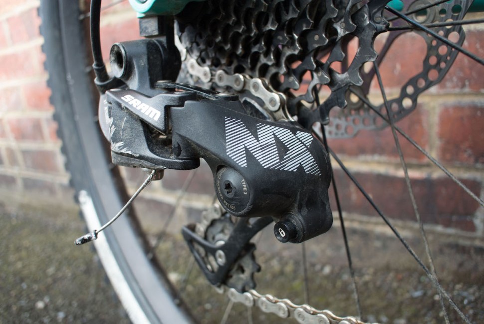 SRAM nx drivetrain groupset chainring cassette derailleur shifter